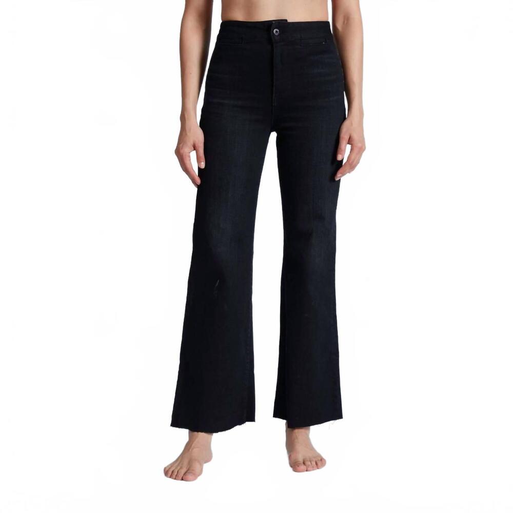 NEW ASKK NY cropped brighton jeans in rock